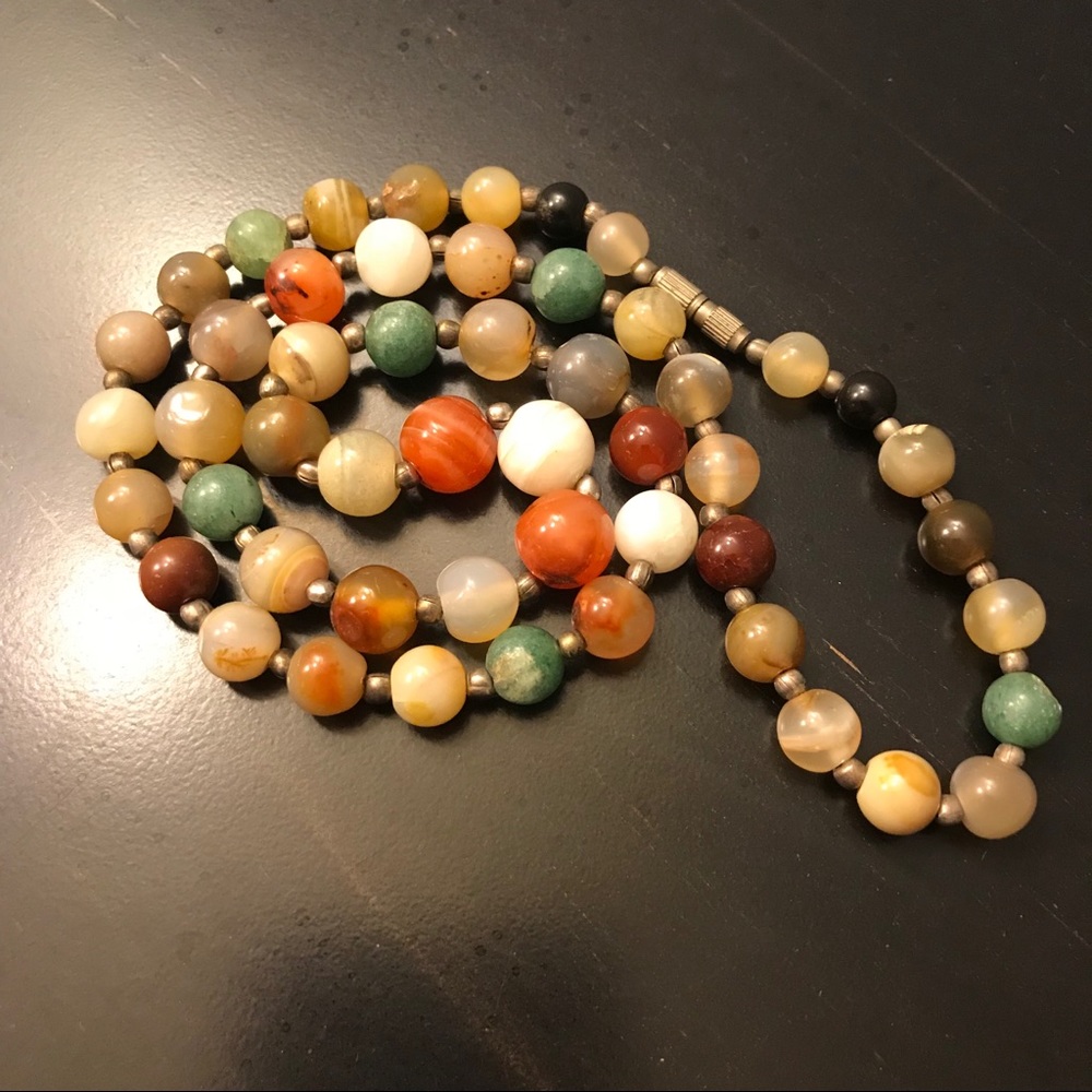 Multi Semi-precious gemstone necklace